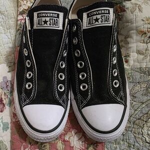 Converse Black & White LACELESS